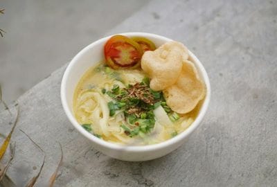 Indonesian Chicken Noodle Soup (Soto Ayam)