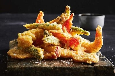 Vegetable and Prawn Tempura